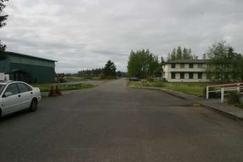 View towards main gate/Alderson Road